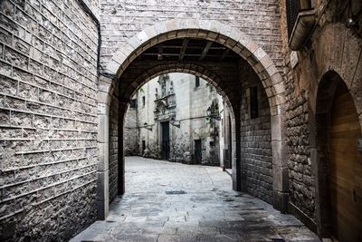 Corridor of old building