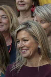 Portrait of a smiling young woman