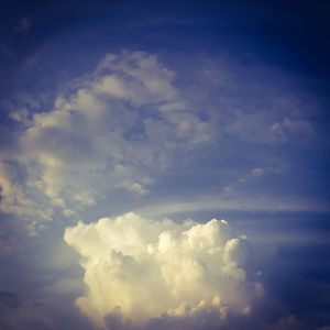 Low angle view of cloudy sky