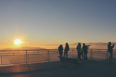 Sun shining through clouds