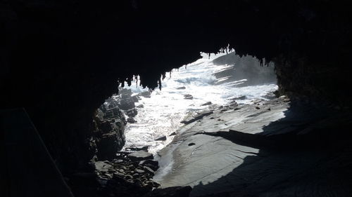 View of snow covered mountain