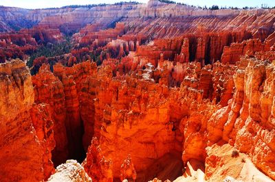 Scenic view of bryce canyon national park