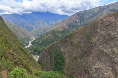 Scenic view of mountains