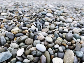 Full frame shot of pebbles