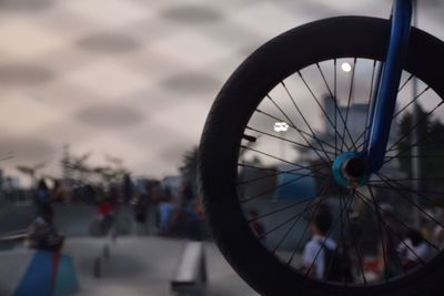 Close-up of bicycle