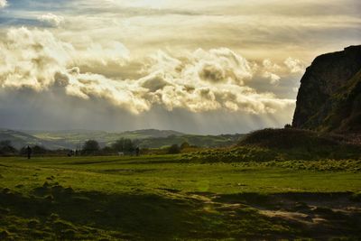 Scenic view of landscape against sky