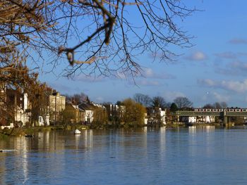 River with buildings in background