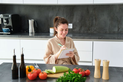 Young woman using mobile phone