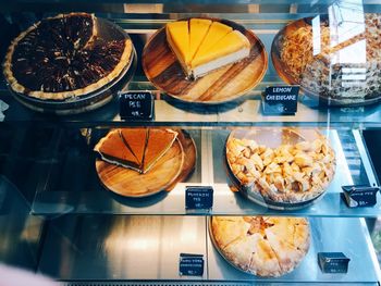 Close-up of food on table at store