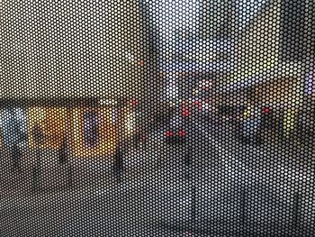 Full frame shot of metal grate