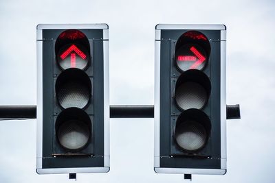 Close-up of traffic signal