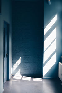 Closed door of building