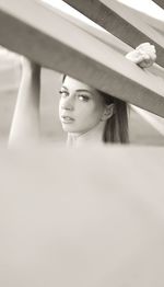 Portrait of beautiful young woman