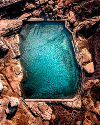 Directly above shot of swimming pool