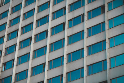 Full frame shot of building with windows