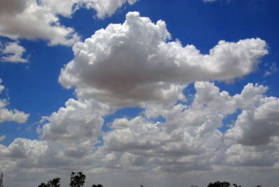 Low angle view of clouds in sky