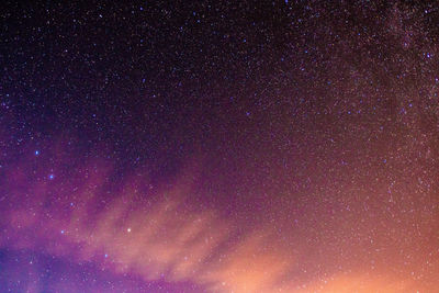 Full frame shot of star field