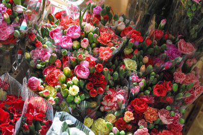 Close-up of vegetables for sale at market stall