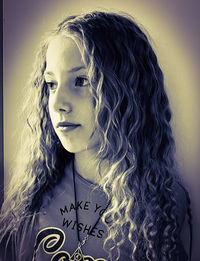 Portrait of a beautiful young woman