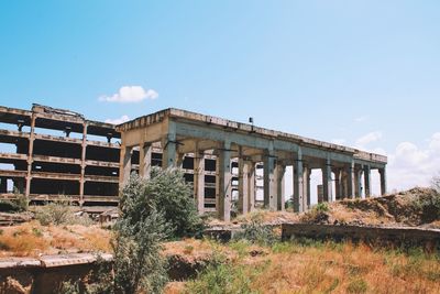 View of an abandoned building