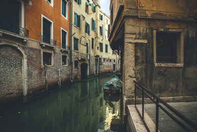 Boats in canal