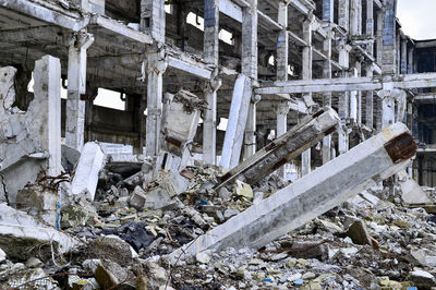 Abandoned building under construction