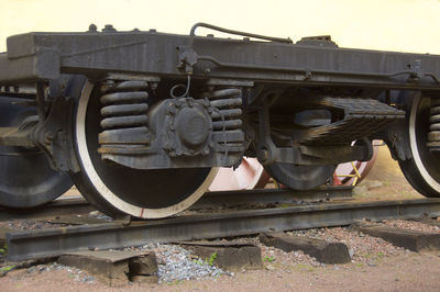 Train on railroad track