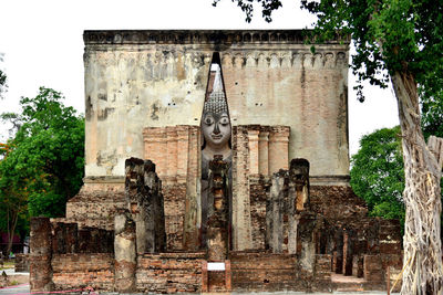 Low angle view of old building