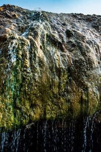 Close-up of rocks in sea