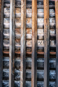 Full frame shot of old building