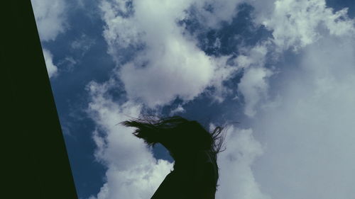 Low angle view of tree against sky