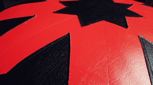 Close-up of red wall