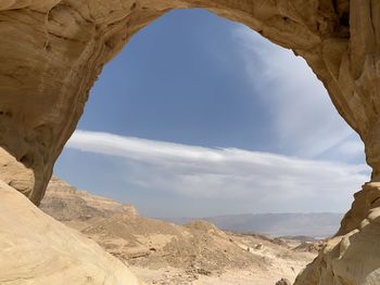 View of rock formations