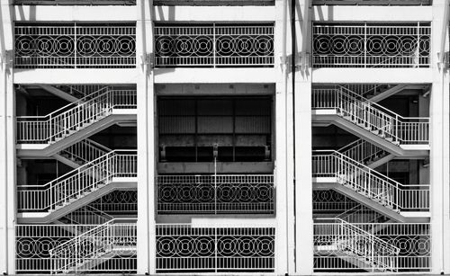 Low full frame shot stairs of building