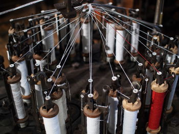 Close-up of clothes hanging