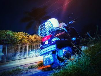 Man at night