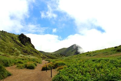 Scenic view of landscape against sky
