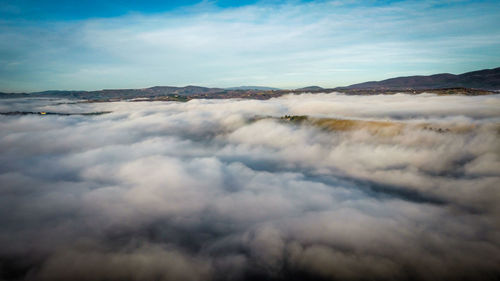 Low angle view of clouds in sky