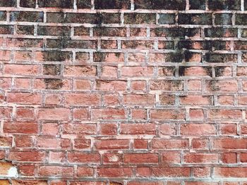 Full frame shot of brick wall
