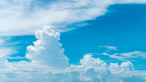 Low angle view of clouds in sky