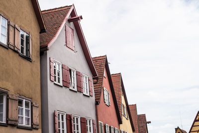 Low angle view of building against sky