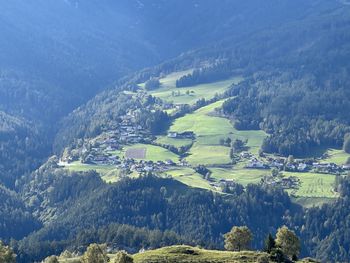 High angle view of landscape