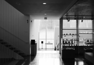 Interior of empty corridor