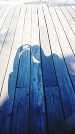 Close-up of wooden plank