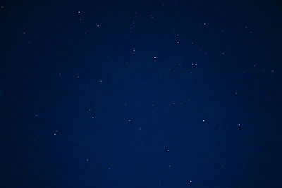 Low angle view of star field at night