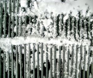 Close-up of abandoned building