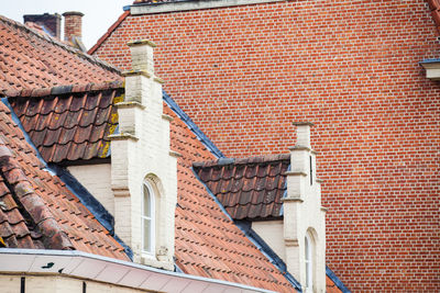 Low angle view of residential building