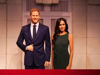 Portrait of a smiling young couple