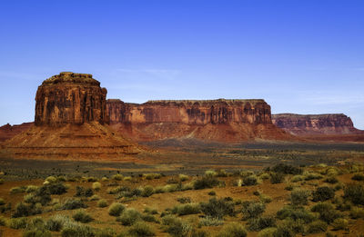 Ruins of rock formations