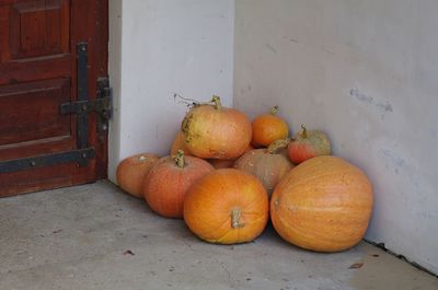 Close-up of pumpkins